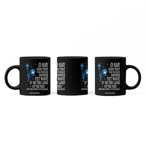 O Say Does That Star Spangled Banner Coffee Mug Patriotic American National Anthem Statue of Liberty TS11 Print Your Wear