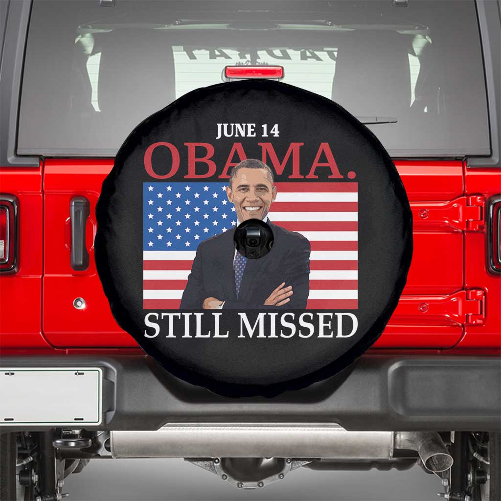 Obama Still Missed Spare Tire Cover Patriotic Tribute for June 14 TS02 Black Print Your Wear