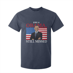 Obama Still Missed T Shirt For Kid Patriotic Tribute for June 14 TS02 Navy Print Your Wear