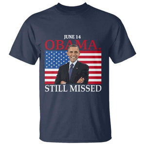 Obama Still Missed T Shirt Patriotic Tribute for June 14 TS02 Navy Print Your Wear