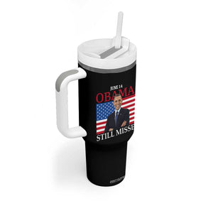 Obama Still Missed Tumbler With Handle Patriotic Tribute for June 14 TS02 Print Your Wear