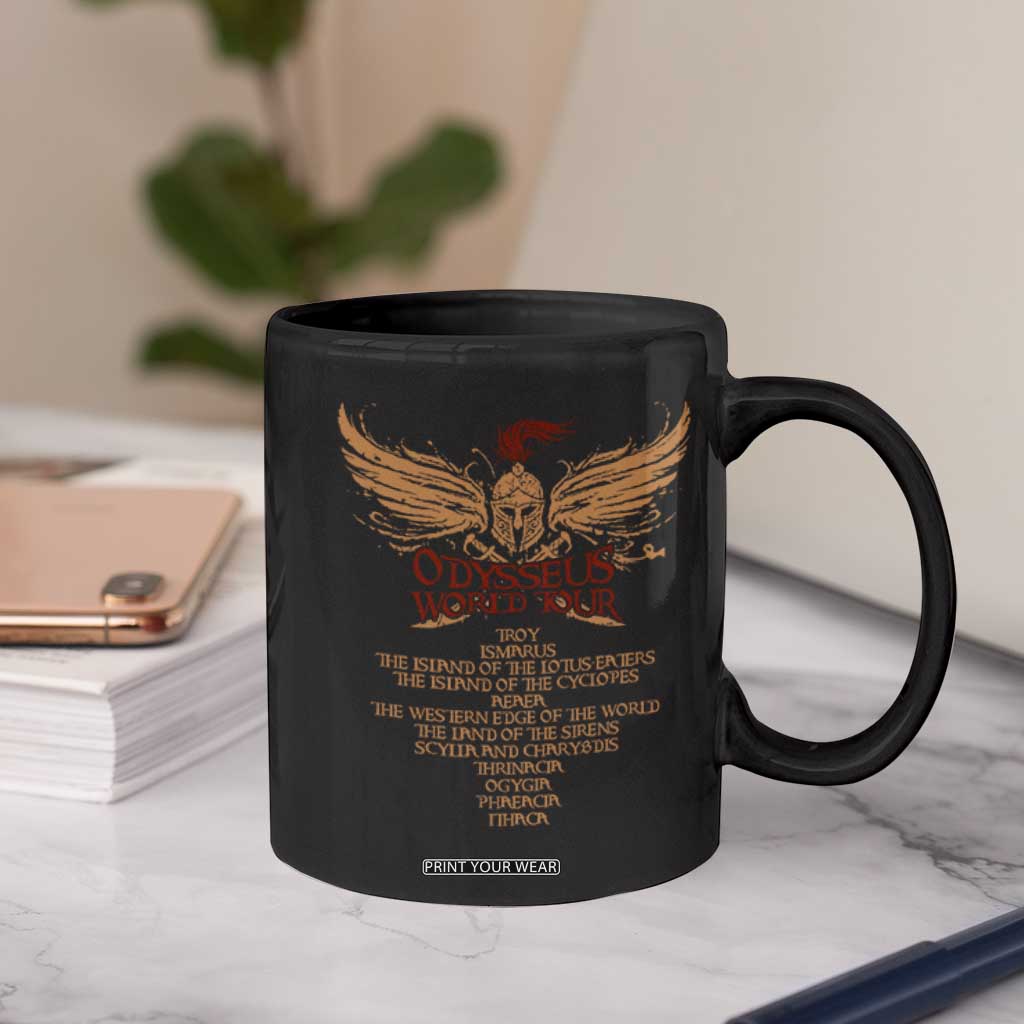 Odysseus World Tour Coffee Mug Ancient Greek Epic Mythlogy TS09 Print Your Wear