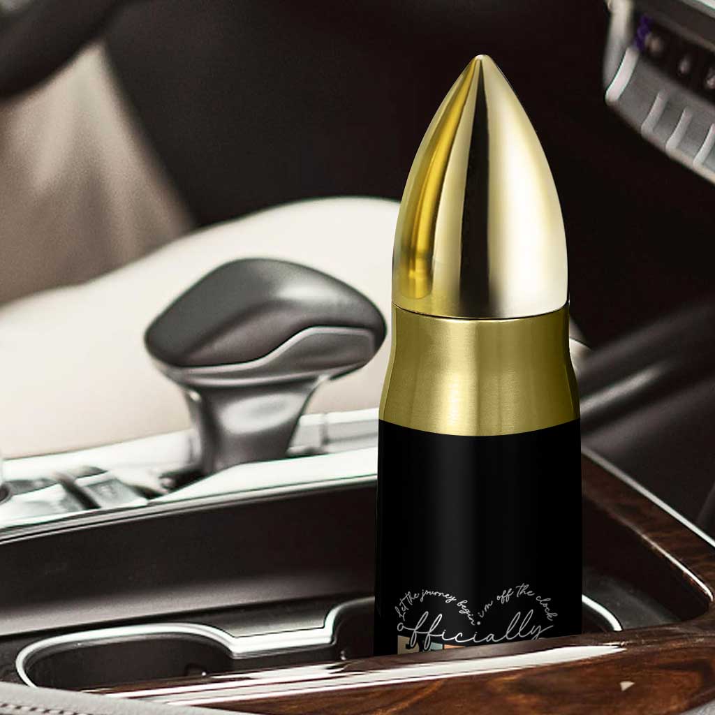 Officially Retired 2025 Bullet Tumbler Women Retirement Vintage TS10 Print Your Wear