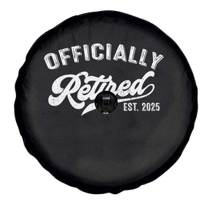 Officially Retired 2025 Spare Tire Cover Vintage Retirement TS10 Print Your Wear
