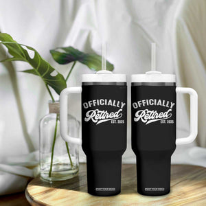 Officially Retired 2025 Tumbler With Handle Vintage Retirement TS10 Print Your Wear