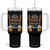 Oktoberfest Tumbler With Handle I Don't Need Lederhosen I'm Here For The Bier TS11 One Size: 40 oz Black Print Your Wear