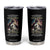 Only Two Defining Forces Have Ever Offered To Die For You Jesus Christ And The Veteran Tumbler Cup TS11 Black Print Your Wear