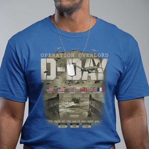 Operation Overlord D Day Normandy WWII T Shirt TS11 Royal Blue Print Your Wear