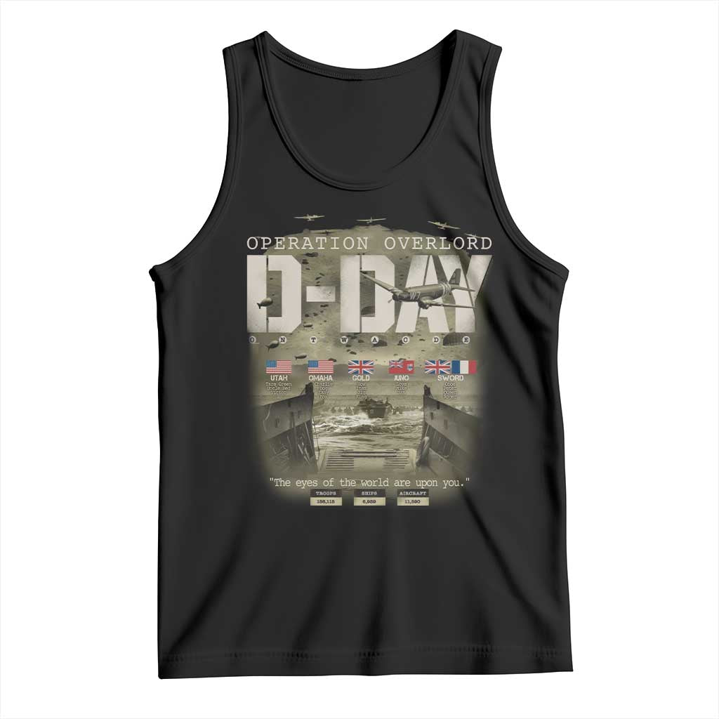 Operation Overlord D Day Normandy WWII Tank Top TS11 Black Print Your Wear