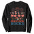Our Flock Rocks Patriotic Flamingo Sweatshirt Funny 4th of July Family Matching TS02 Black Print Your Wear