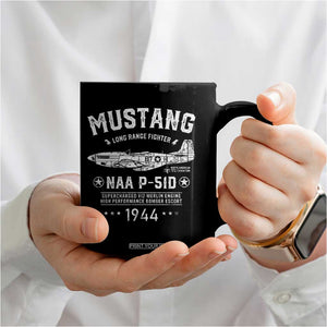P-51 Mustang Coffee Mug North American Aviation WW2 P51 Fighter Plane TS02 Print Your Wear