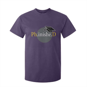 PHD Graduation PhinisheD Degree Doctorate Graduate T Shirt For Kid TS11 Purple Print Your Wear
