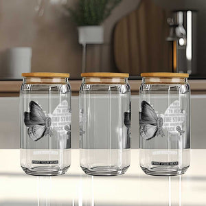 Parkinson's Awareness Glass Can She Whispered Back I Am The Storm Support Squad TS02 Print Your Wear