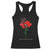 Parkinson's Awareness Racerback Tank Top Faith Hope Tulips Support Parkinsons Warrior TS02 Black Print Your Wear