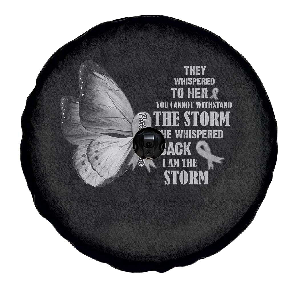 Parkinson's Awareness Spare Tire Cover She Whispered Back I Am The Storm Support Squad TS02 Print Your Wear