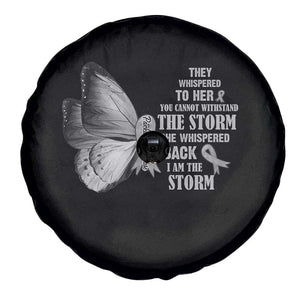 Parkinson's Awareness Spare Tire Cover She Whispered Back I Am The Storm Support Squad TS02 Print Your Wear