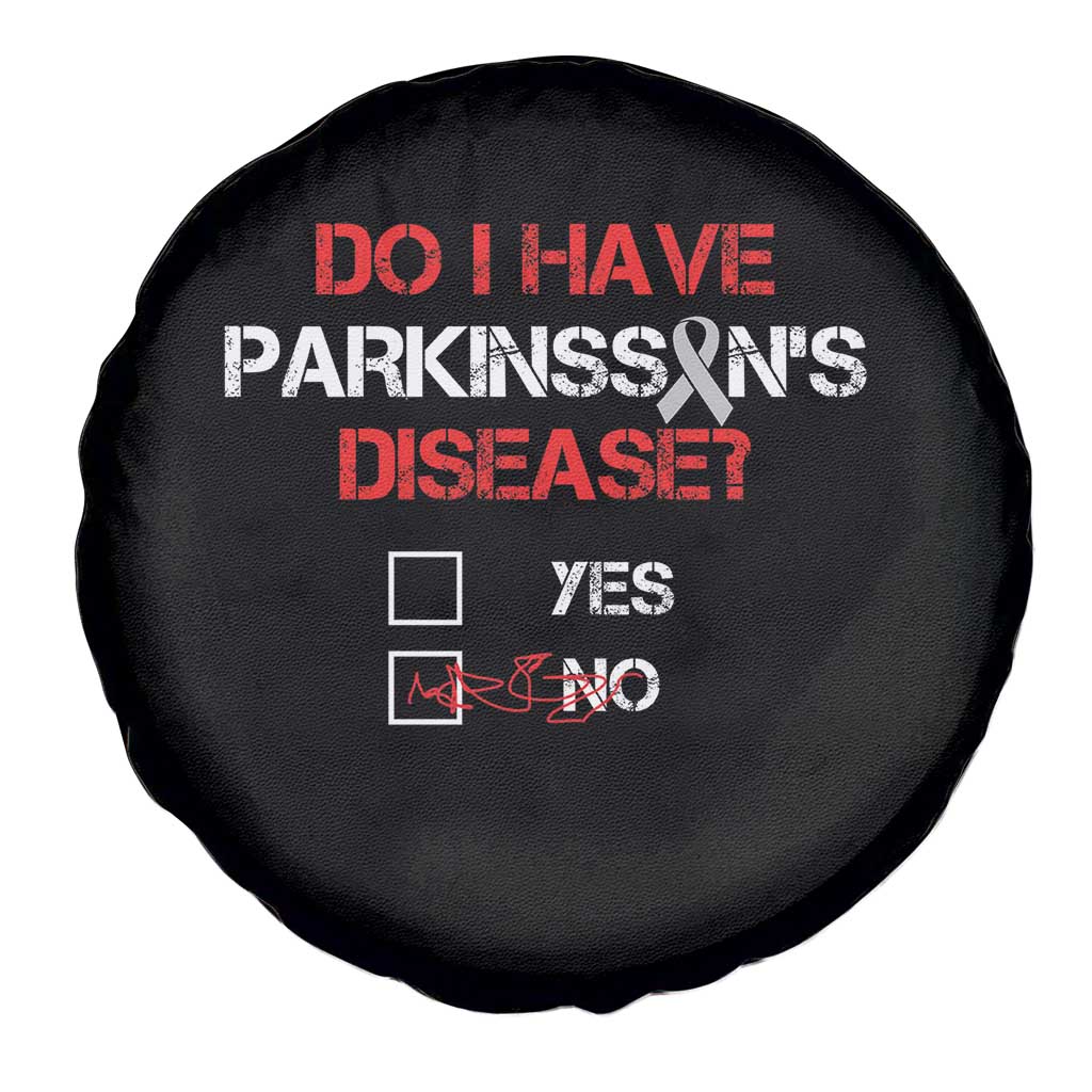 Parkinson's Awareness Spare Tire Cover Yes No Warrior Survivor Support TS02 Print Your Wear