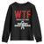 Parkinson's Awareness Youth Sweatshirt WTF Winning The Fight Gray Ribbon Support Parkinsons Warriror TS02 Black Print Your Wear