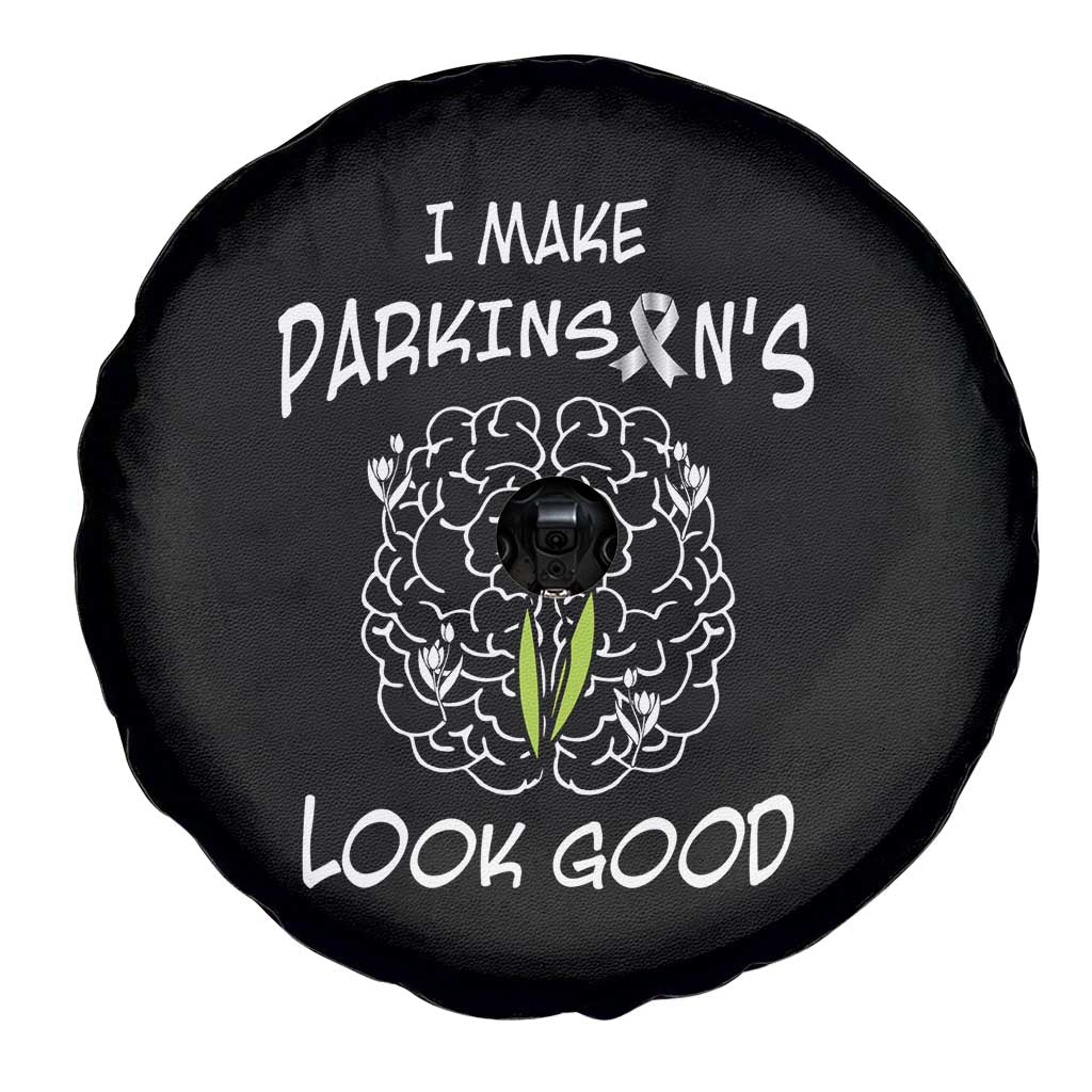 Parkinson's Warrior Spare Tire Cover I Make Parkinsons Look Good Tulip TS02 Print Your Wear