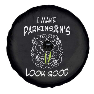Parkinson's Warrior Spare Tire Cover I Make Parkinsons Look Good Tulip TS02 Print Your Wear