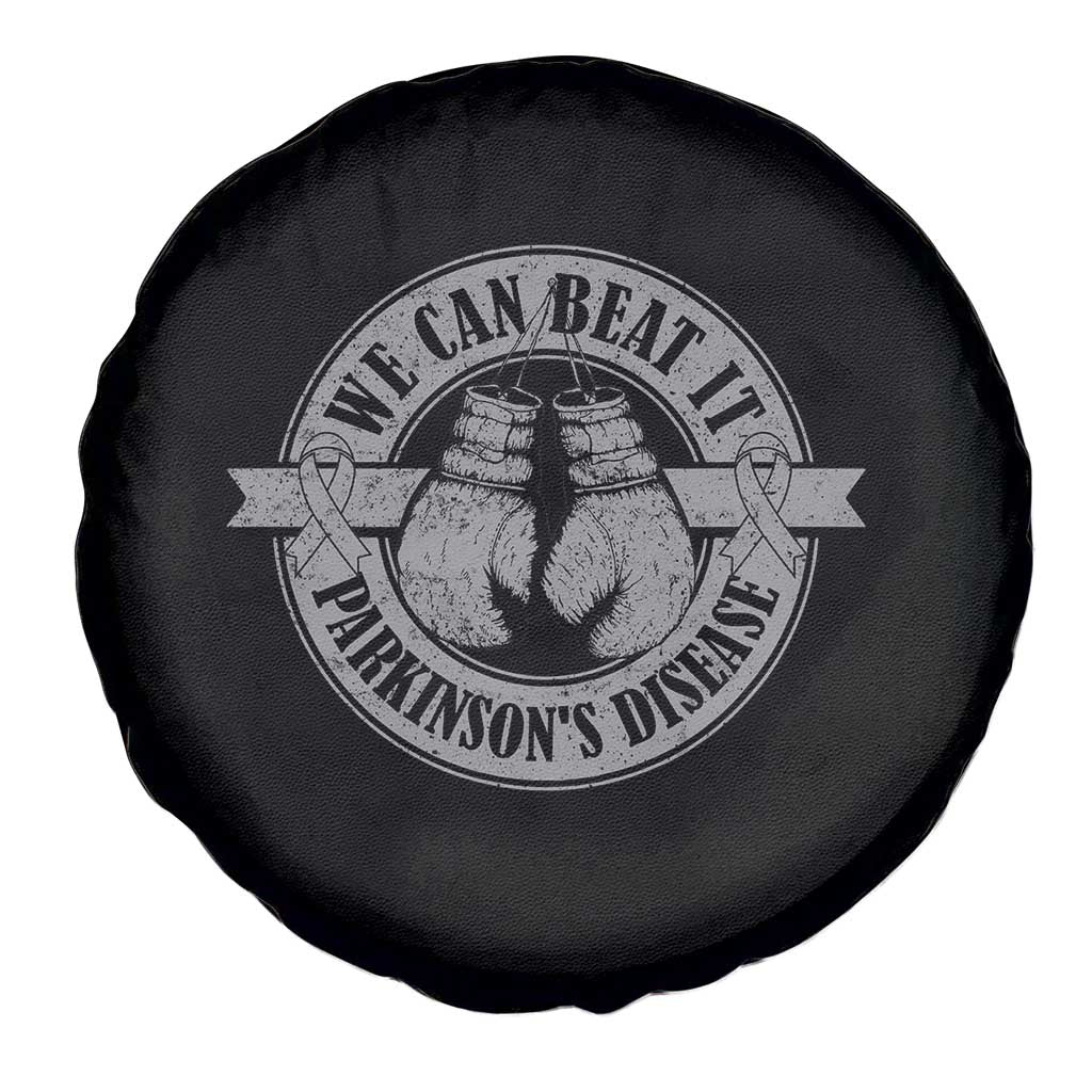Parkinson's Warrior Spare Tire Cover We Can Beat It Boxing Fight Against Parkinsons TS02 Print Your Wear