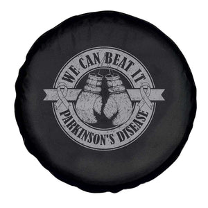 Parkinson's Warrior Spare Tire Cover We Can Beat It Boxing Fight Against Parkinsons TS02 Print Your Wear