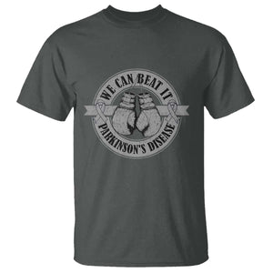 Parkinson's Warrior T Shirt We Can Beat It Boxing Fight Against Parkinsons TS02 Dark Heather Print Your Wear