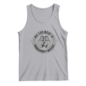 Parkinson's Warrior Tank Top We Can Beat It Boxing Fight Against Parkinsons TS02 Athletic Heather Print Your Wear