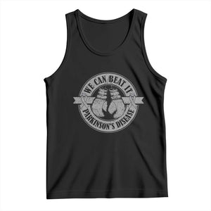 Parkinson's Warrior Tank Top We Can Beat It Boxing Fight Against Parkinsons TS02 Black Print Your Wear