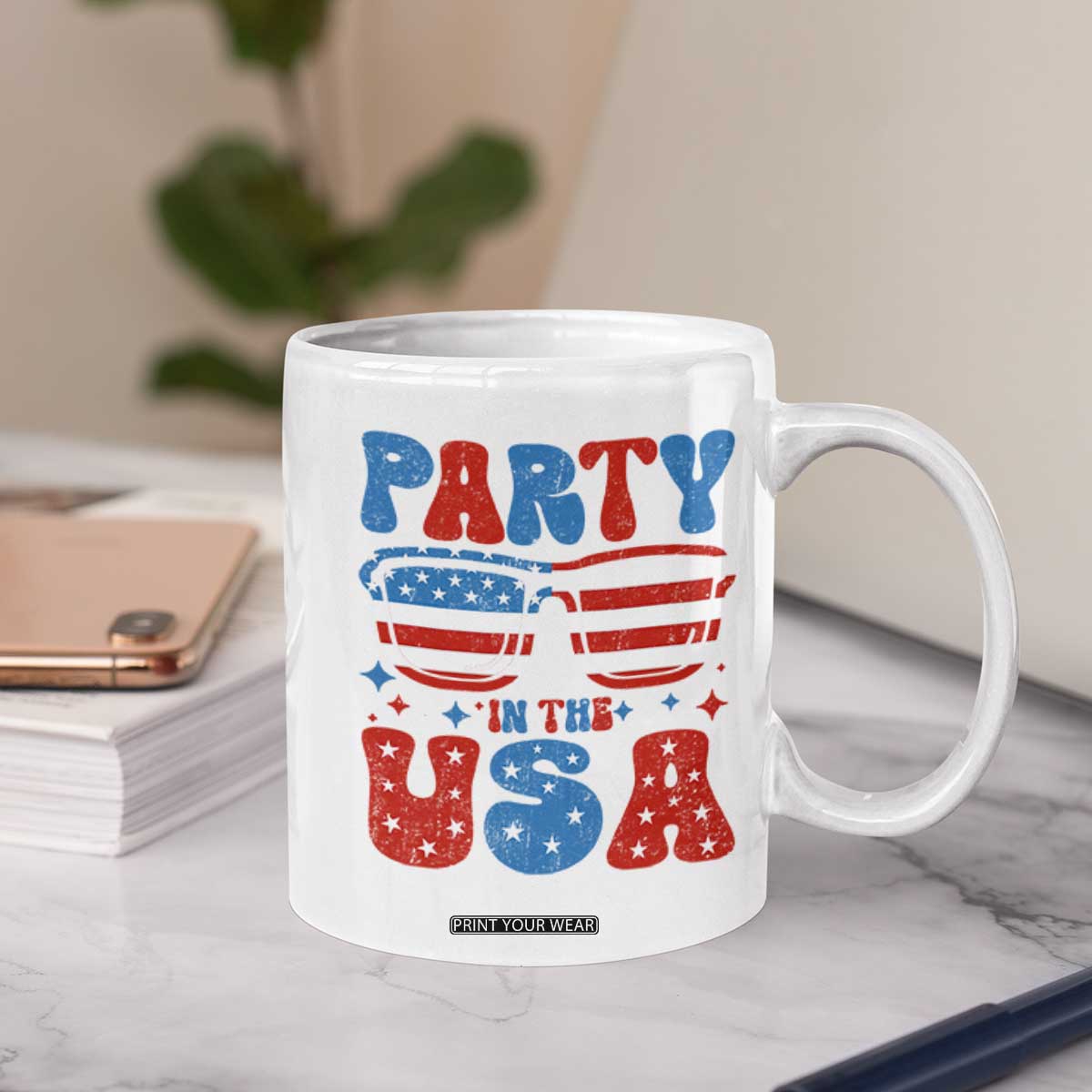 Party in The USA Coffee Mug 4th of July Independence Day TS10 Print Your Wear