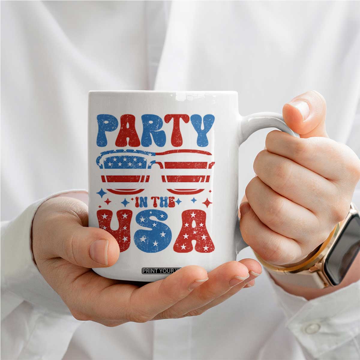 Party in The USA Coffee Mug 4th of July Independence Day TS10 Print Your Wear