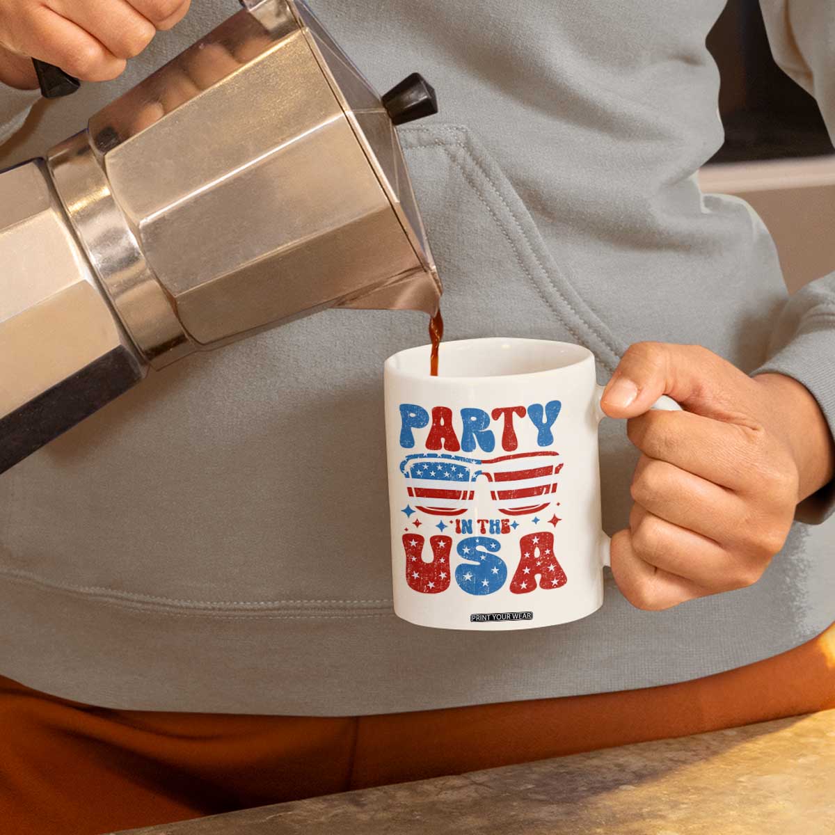 Party in The USA Coffee Mug 4th of July Independence Day TS10 Print Your Wear