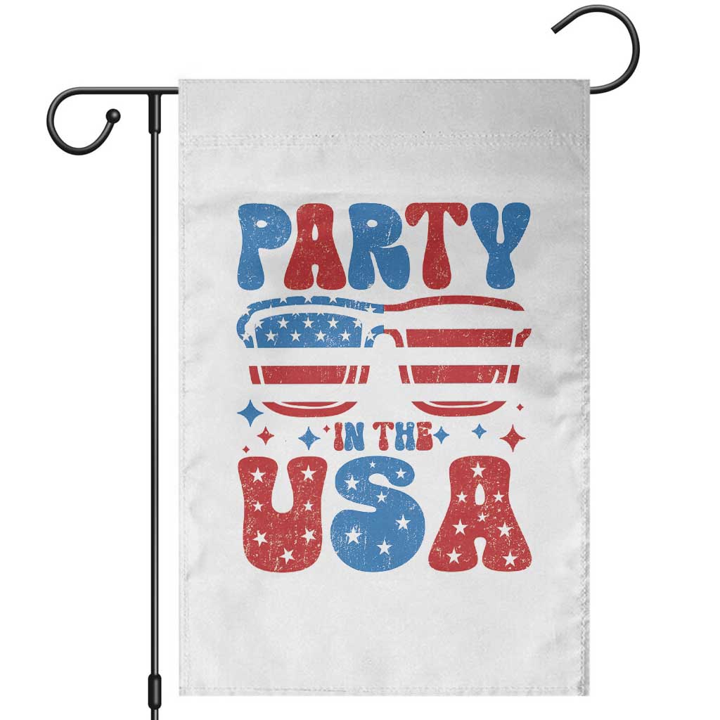 Party in The USA Garden Flag 4th of July Independence Day TS10 White Print Your Wear