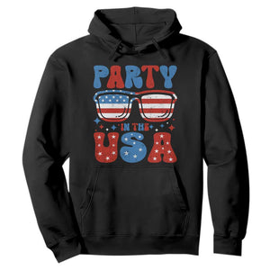 Party in The USA Hoodie 4th of July Independence Day TS10 Black Print Your Wear