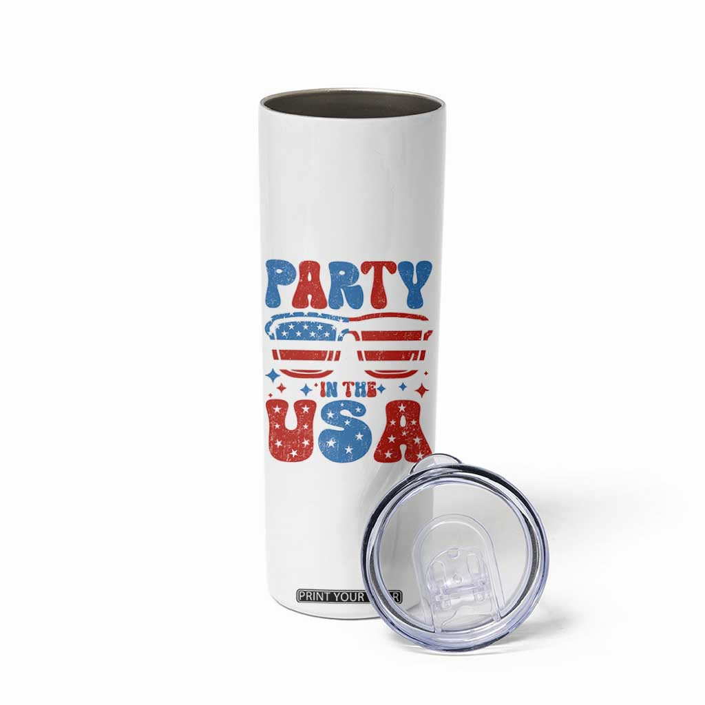 Party in The USA Skinny Tumbler 4th of July Independence Day TS10 Print Your Wear