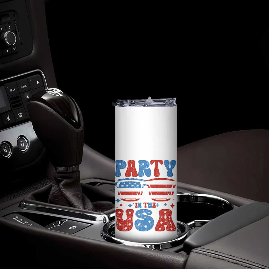Party in The USA Skinny Tumbler 4th of July Independence Day TS10 Print Your Wear
