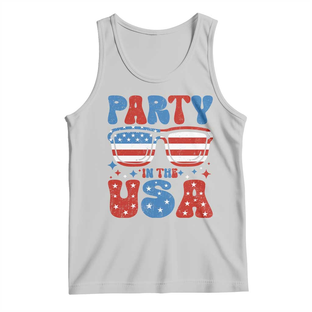 Party in The USA Tank Top 4th of July Independence Day TS10 Ash Print Your Wear