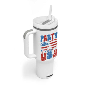 Party in The USA Tumbler With Handle 4th of July Independence Day TS10 Print Your Wear