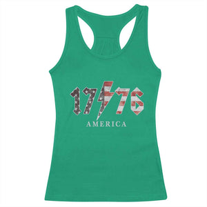 Patriotic 4th Of July 1776 America Classic Rock Racerback Tank Top Vintage American Flag TS11 Irish Green Print Your Wear