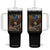 Patriotic Armed Eagle with Camo Flag Tumbler With Handle Military Patriotic USA Defense TS02 One Size: 40 oz Black Print Your Wear