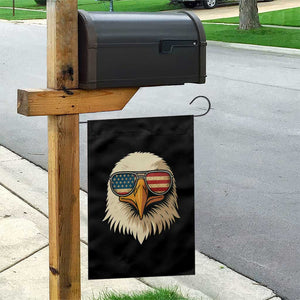 Patriotic Bald Eagle Garden Flag With Sunglasses American Flag Vintage TS02 Print Your Wear
