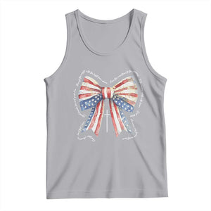 Patriotic Coquette 4th Of July Tank Top God Bless America TS10 Athletic Heather Print Your Wear