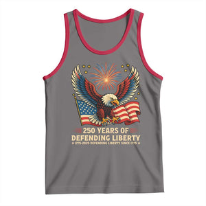 Patriotic Eagle US Army 250th Anniversary Tank Top 250 Years of Defending Liberty 1775 2025 TS02 Deep Heather Red Print Your Wear