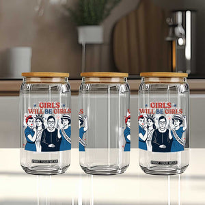 Patriotic Feminist Empowerment Glass Can Girl Will Be Girls Womens Rights 4th of July TS02 Print Your Wear