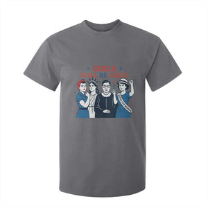 Patriotic Feminist Empowerment T Shirt For Kid Girl Will Be Girls Womens Rights 4th of July TS02 Charcoal Print Your Wear