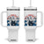 Patriotic Feminist Empowerment Tumbler With Handle Girl Will Be Girls Womens Rights 4th of July TS02 One Size: 40 oz White Print Your Wear