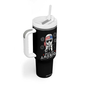 Patriotic Gulf Of USA Est 2025 Tumbler With Handle Funny Trump Happy 4th Of July TS02 Print Your Wear