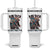 Patriotic Horror Mashup Tumbler With Handle America Killing It Since 1776 TS02 One Size: 40 oz White Print Your Wear