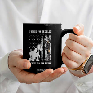 Patriotic Memorial Day Coffee Mug We Stand For the Flag We Kneel For The Fallen US Patriots TS02 Print Your Wear