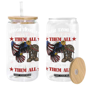 Patriotic Memorial Day Glass Can We Don't Know Them All But We Owe Them All TS02 Black Print Your Wear